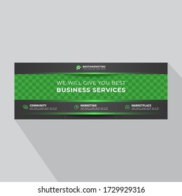 Business cover banner template design
