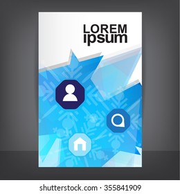 Business cover design template