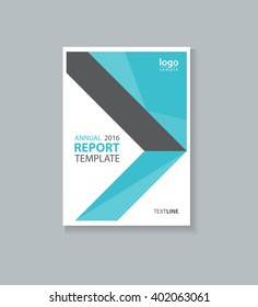 business cover design template for brochure , annual report, flyer with vector  A 4  editable 