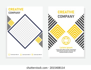 business cover design template. flyer, brochure design template. perfect for business marketing, promotion, presentation. editable vector