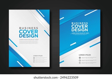 Business cover design template for Leaflet advertising, poster, magazine and other business. vector illustration artwork A4 size.