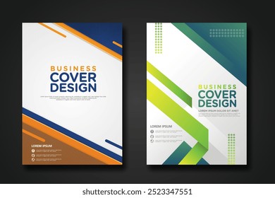 Business cover design template for Leaflet advertising, poster, magazine and other business. vector illustration artwork A4 size.