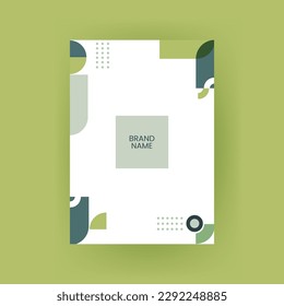 vector de plantilla de diseño de portada comercial