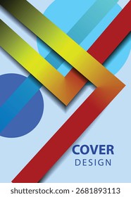 Vector de Plantilla de diseño de portada de negocios