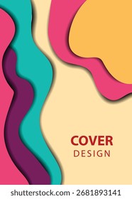 Vector de Plantilla de diseño de portada de negocios