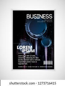 Business cover magazine, brochure layout easy to editable