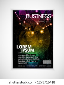 Business cover magazine, brochure layout easy to editable