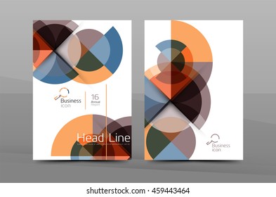 Business cover page design, brochure flyer layout, abstract presentation background poster, A4 size