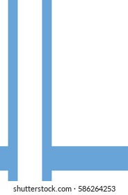 Business cover. Typographical vector design A4. Vertical, rectangular. Simple geometric style Blue lines on a light background EPS10