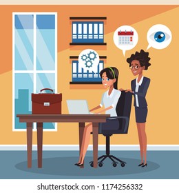 Business coworkers at office