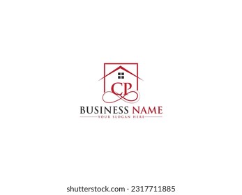 Business CP Real Estate Logo Symbol
