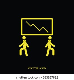 Business crack graph.