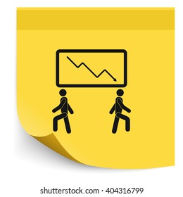 Business crack graph.