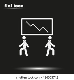 Business crack graph.