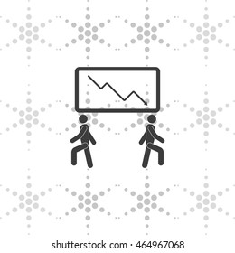 Business crack graph.