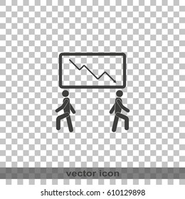 Business crack graph.
