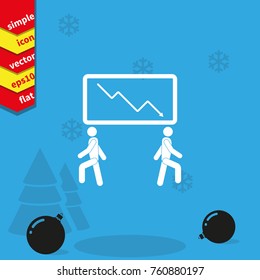 Business crack graph.