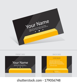 Business creative card abstract background templete. Vector illustration.