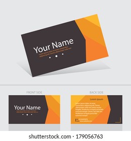 Business creative card abstract background templete. Vector illustration.