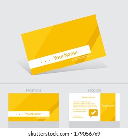 Business creative card abstract background templete. Vector illustration.