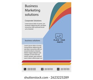 Business Creative Corporate agency flyer cover modern layout poster flyer in A4 vector template design advertising agency best business clean adviser corporate creative flier abstract business flyer. 