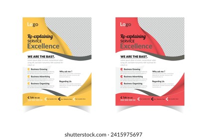 Business Creative Corporate  Flyer Template Design.
