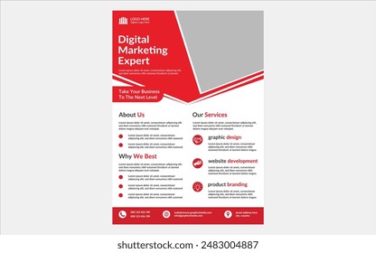 business creative flyer template design