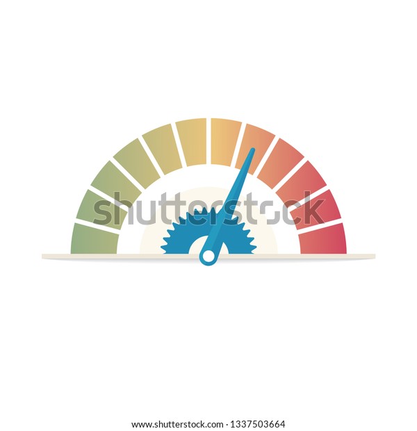 Business credit score. Customer satisfaction\
indicators levels. Accelerate rating icon illustration. Colorful\
Info-graphic stock vector Set of logo speedometers gauge dial for\
web design isolated\
sign