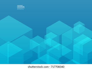 Business cube background