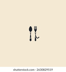 Business cuisine logo icon flat vector design