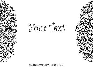 Business curl template    - vector illustration 