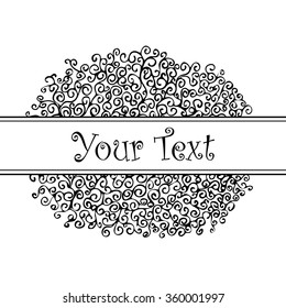 Business curl template    - vector illustration 