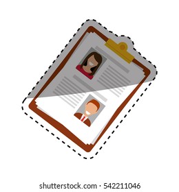 Business curriculum vitae icon vector illustration graphic design icon vector illustration graphic design