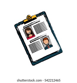Business curriculum vitae icon vector illustration graphic design