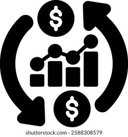 Business Cycle Icon Element For Design