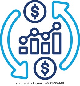 Business Cycle Icon Element For Design
