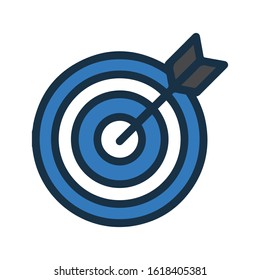 Business dart goal target icon