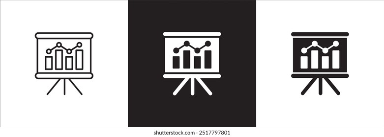 Business data analytic set. Icon related to data, analysis, research, stock, chart, market, observation, profit, report, management, evaluation. Vector illustration in thin line flat design