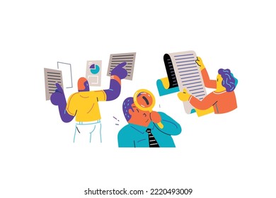 Business Data Analytic Vector Illutration