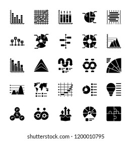 Business Data Graph and Charts Icon Pack 