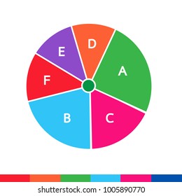 Business data graph icon