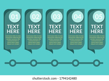 vector de plantilla de trabajo de infografía de datos empresariales. Camino de mercadeo a bordo del cartel aislado.  Idea de diagrama de círculo elegante y sencillo