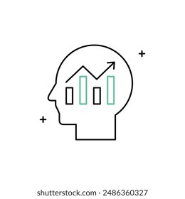Business Data Insights Vector Icon Design