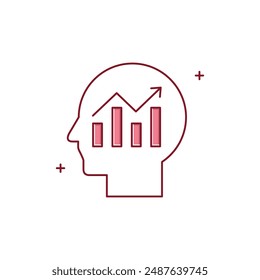 Business Data Insights Vector Icon Design