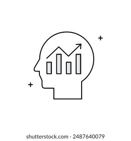 Business Data Insights Vector Icon Design