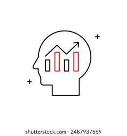 Business Data Insights Vector Icon Design