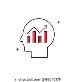 Business Data Insights Vector Icon Design