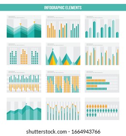 Business data report financial charts.