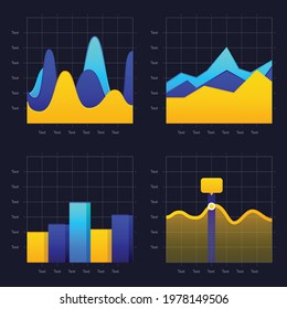 Business and data statistic vector illustration suitable for data analysis or data presentation