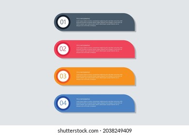 Business data visualization. Abstract elements of graphs, diagrams with steps, options, sections or processes. Vector business template for presentations.  Infographic background.